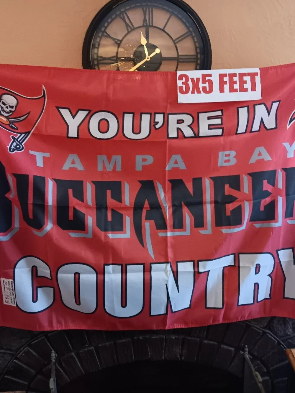 NEW Tampa Bay Buccaneers 3x5 Flag You're In Buccaneers Country Bannera